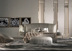 Luxury Upholstered Matress with Decorative Lacing