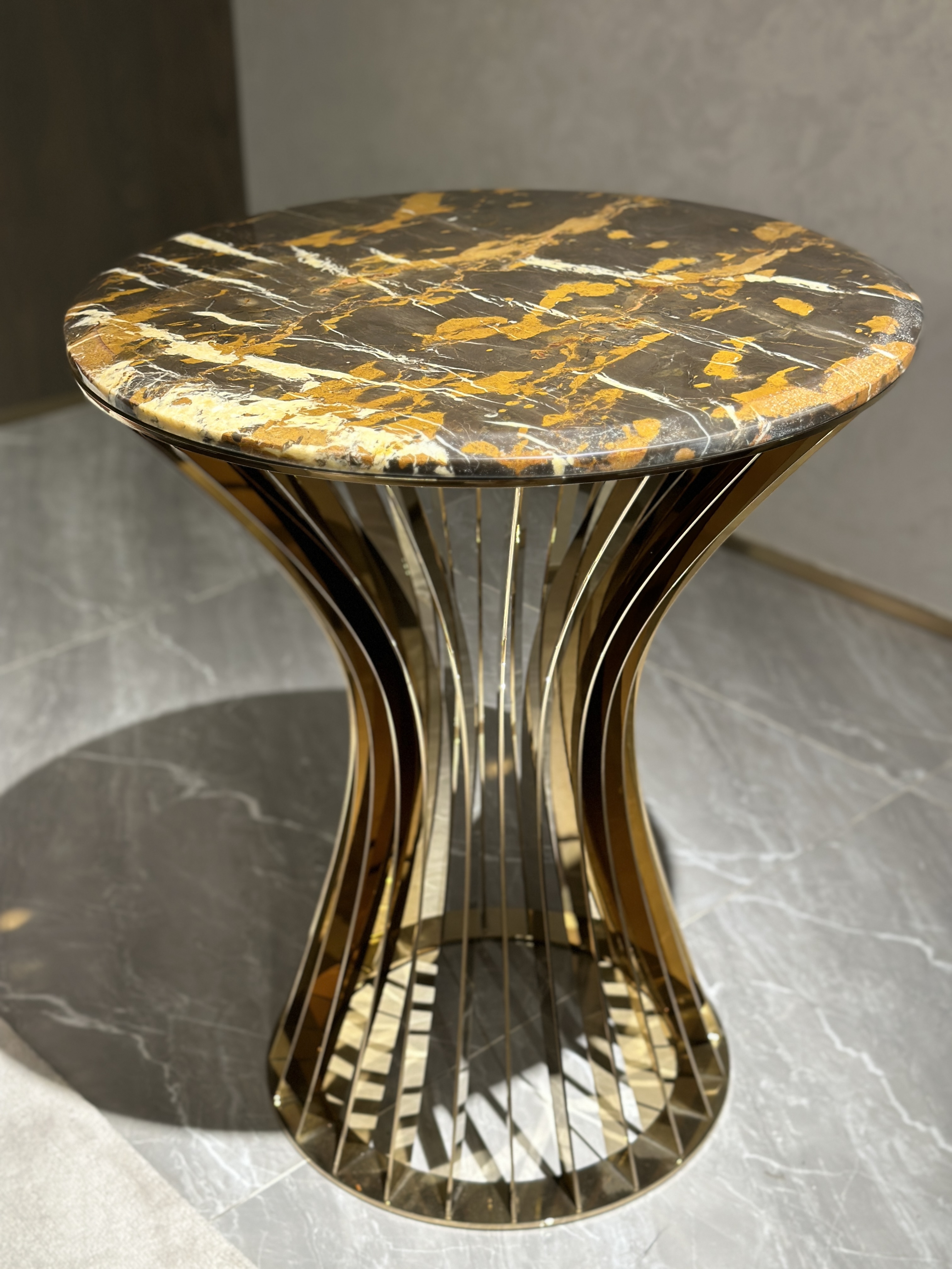 Art Deco Marble - Top Side Table