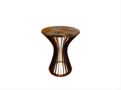 Art Deco Marble - Top Side Table