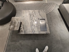 Luxury Marble - Top Coffee Table Set with Accent Table