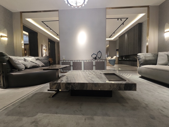 Luxury Marble - Top Coffee Table Set with Accent Table