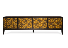 Opulent Floral - Patterned TV Cabinet