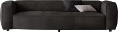 Square Envelope Arm Dark Fabric Sofa for Luxury Residence MJ-S40
