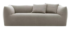 Envelope Arm Neutral Fabric Sofa for Designer Living Space MJ-S67