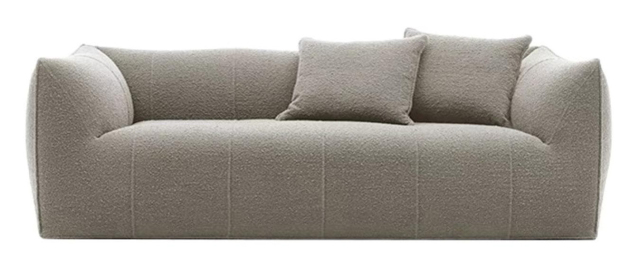 Envelope Arm Neutral Fabric Sofa for Designer Living Space MJ-S67
