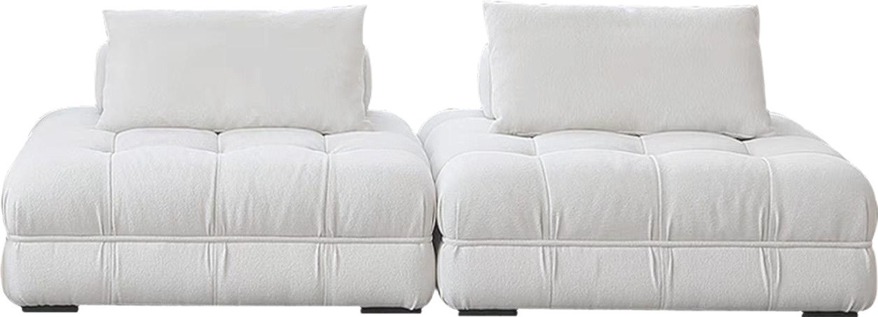 Grid Block Combination Straight Sofa for High-end Home Space MJ-S44