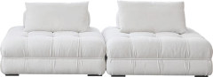 Grid Block Combination Straight Sofa for High-end Home Space MJ-S44