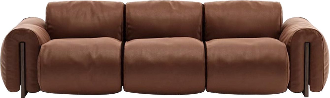 Vintage Block Bouclé Fabric Sofa for Modern Living Room MJ-S78
