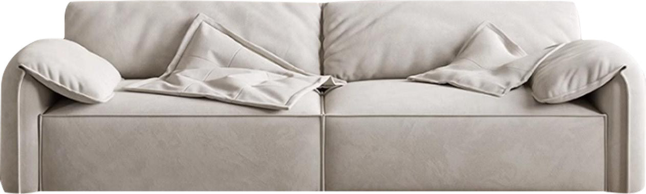 Modular Neutral Fabric Straight Sofa for High-end Apartment MJ-S79