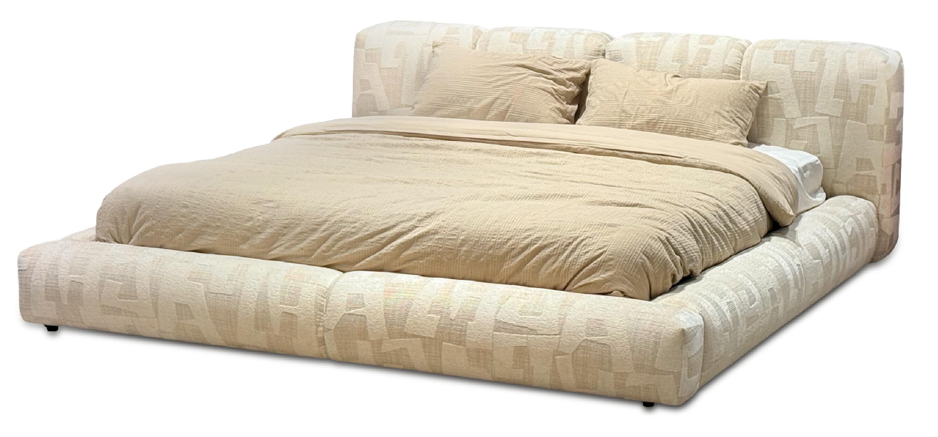 Cozy Bouclé Wraparound Upholstered Bed for Designer Interior MJ-C55CC