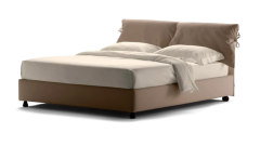 Two-tone Minimal Upholstered Bed for Wabi-sabi Home MJ-C51