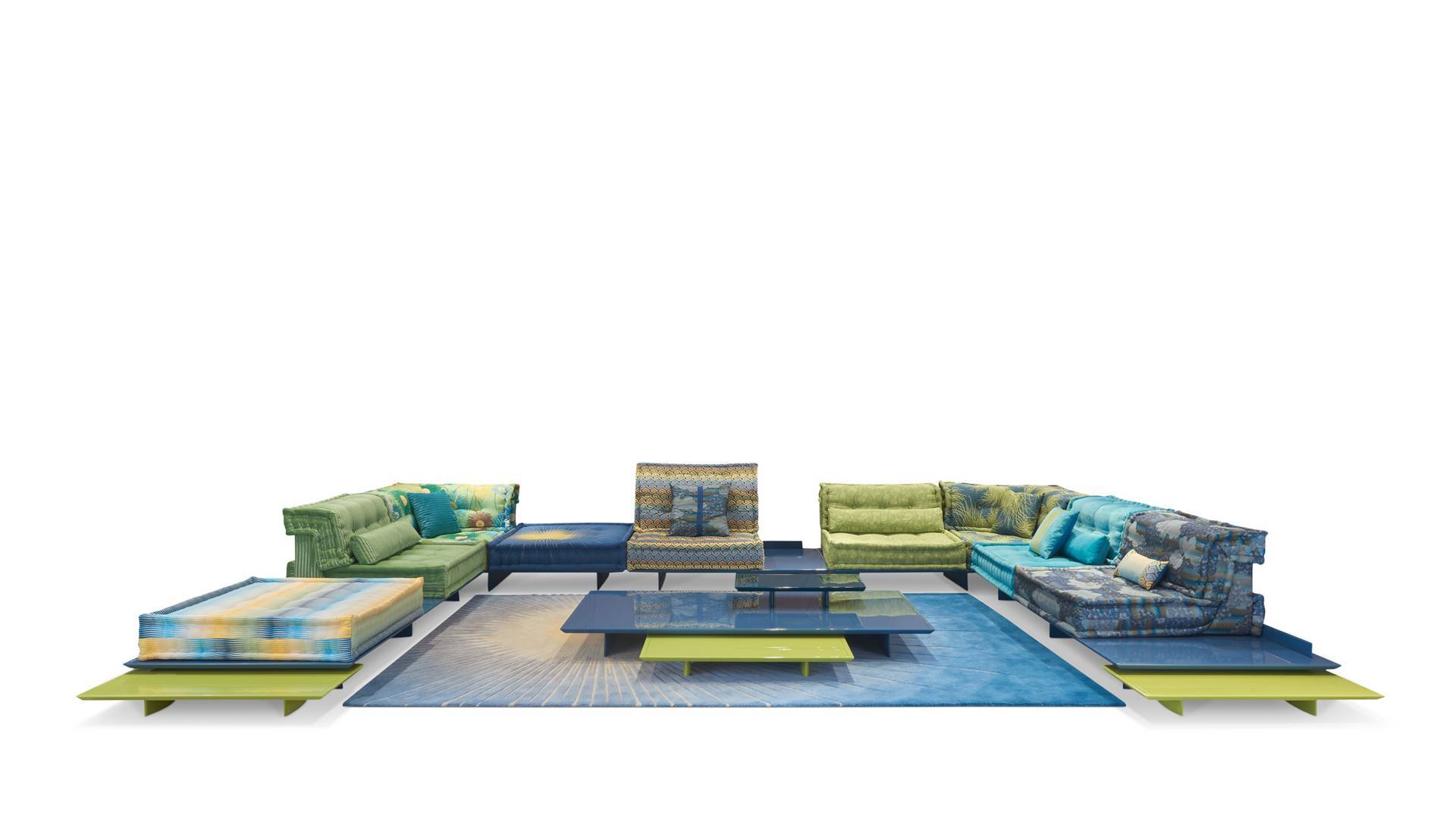 Modular Combination Mah Jong Sofa Table Set for High-end Lobby Mah Jong