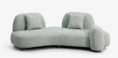 Light Sage Multi-module Combination Sofa for Modern Apartment QY-S1941