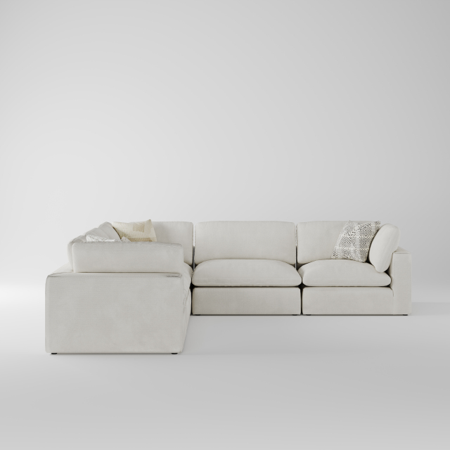 Custom L-shaped Corner Sofa for Large Residence SF-1002