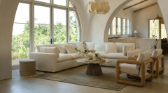 Custom L-shaped Corner Sofa for Large Residence SF-1002