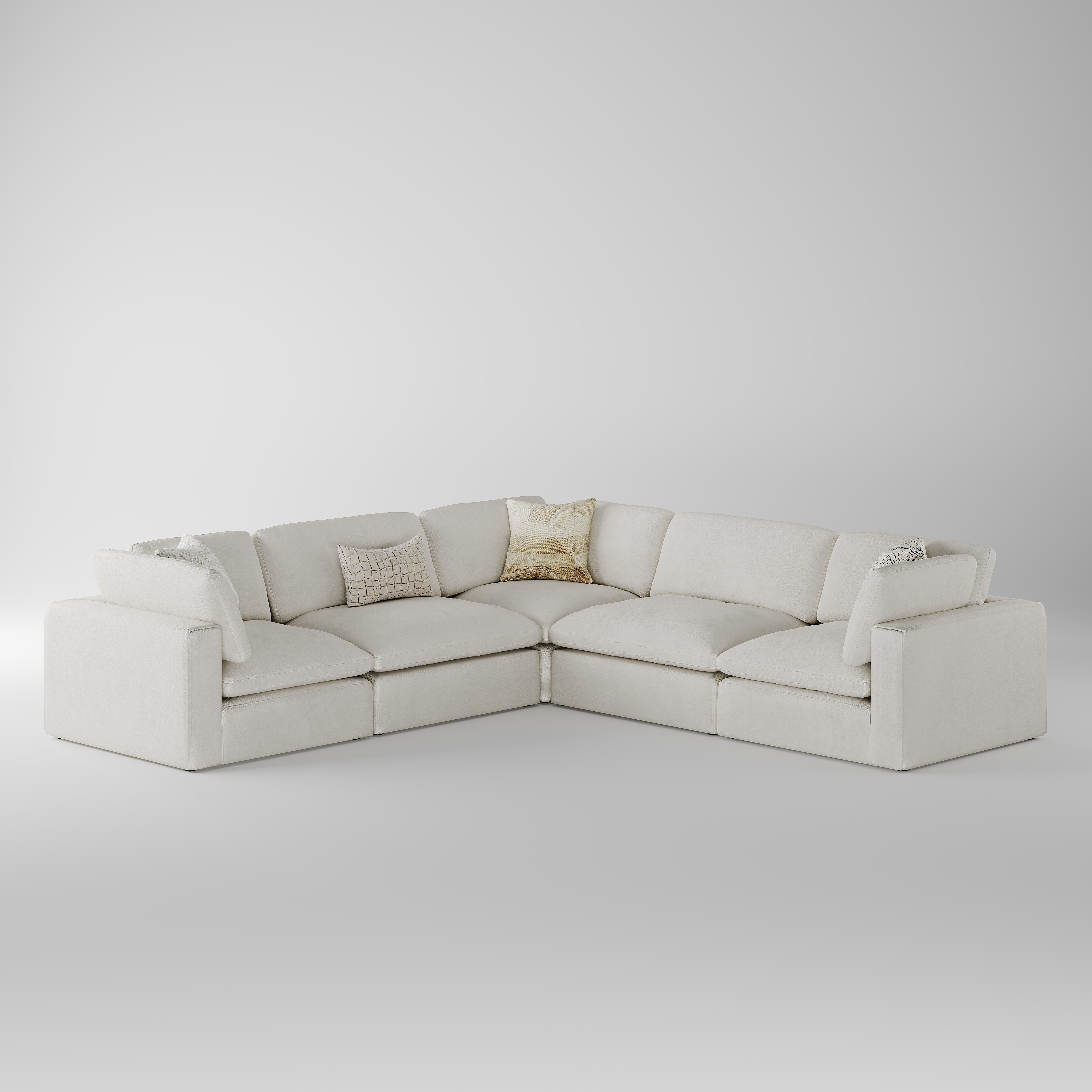 Custom L-shaped Corner Sofa for Large Residence SF-1002