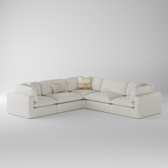 Custom L-shaped Corner Sofa for Large Residence SF-1002