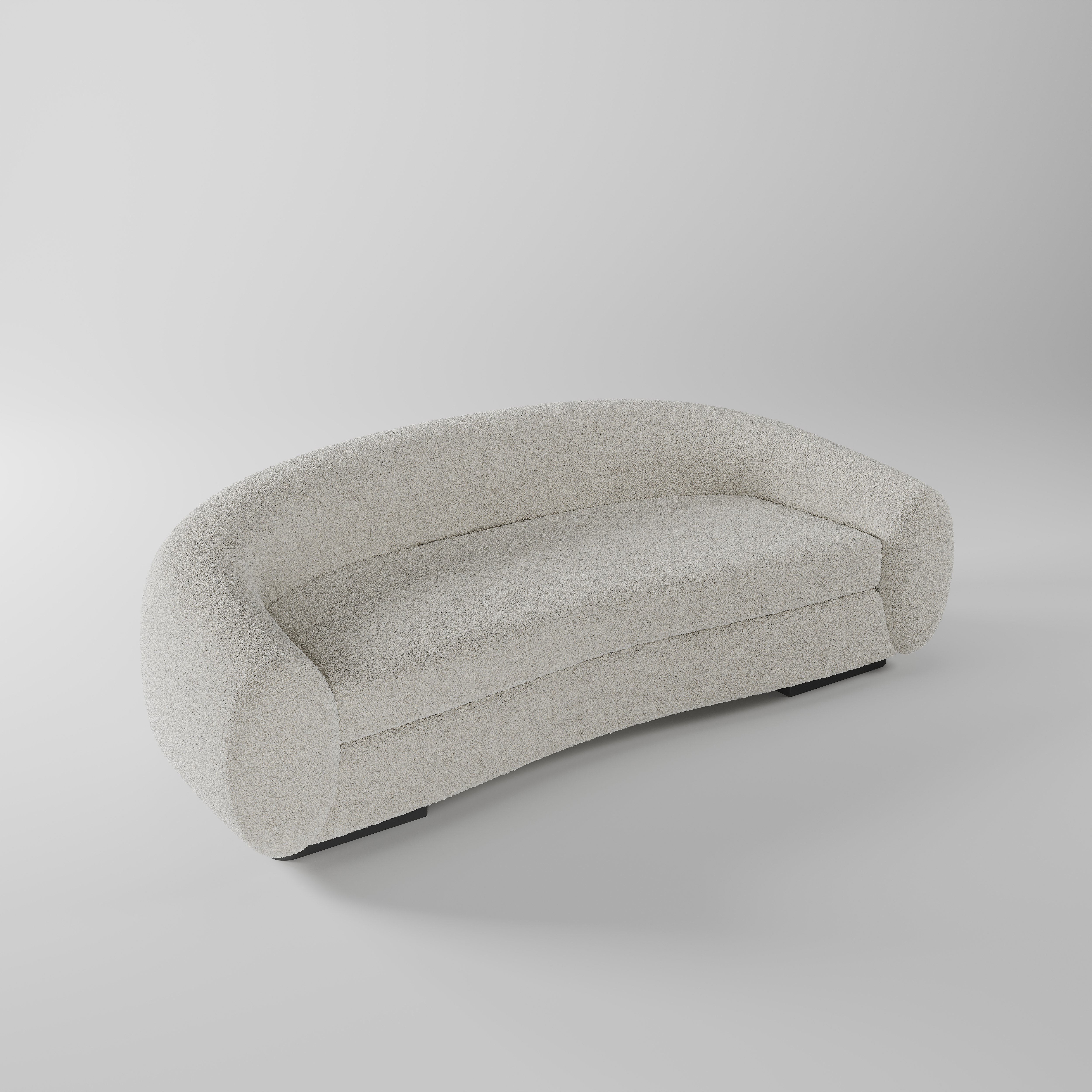 Organic Curved Leisure Sofa for Luxury Villa Project SF-1003