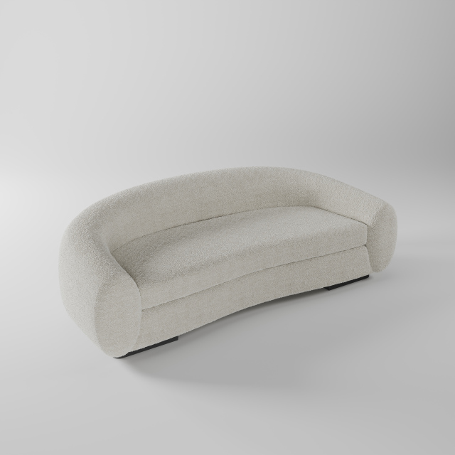 Organic Curved Leisure Sofa for Luxury Villa Project SF-1003