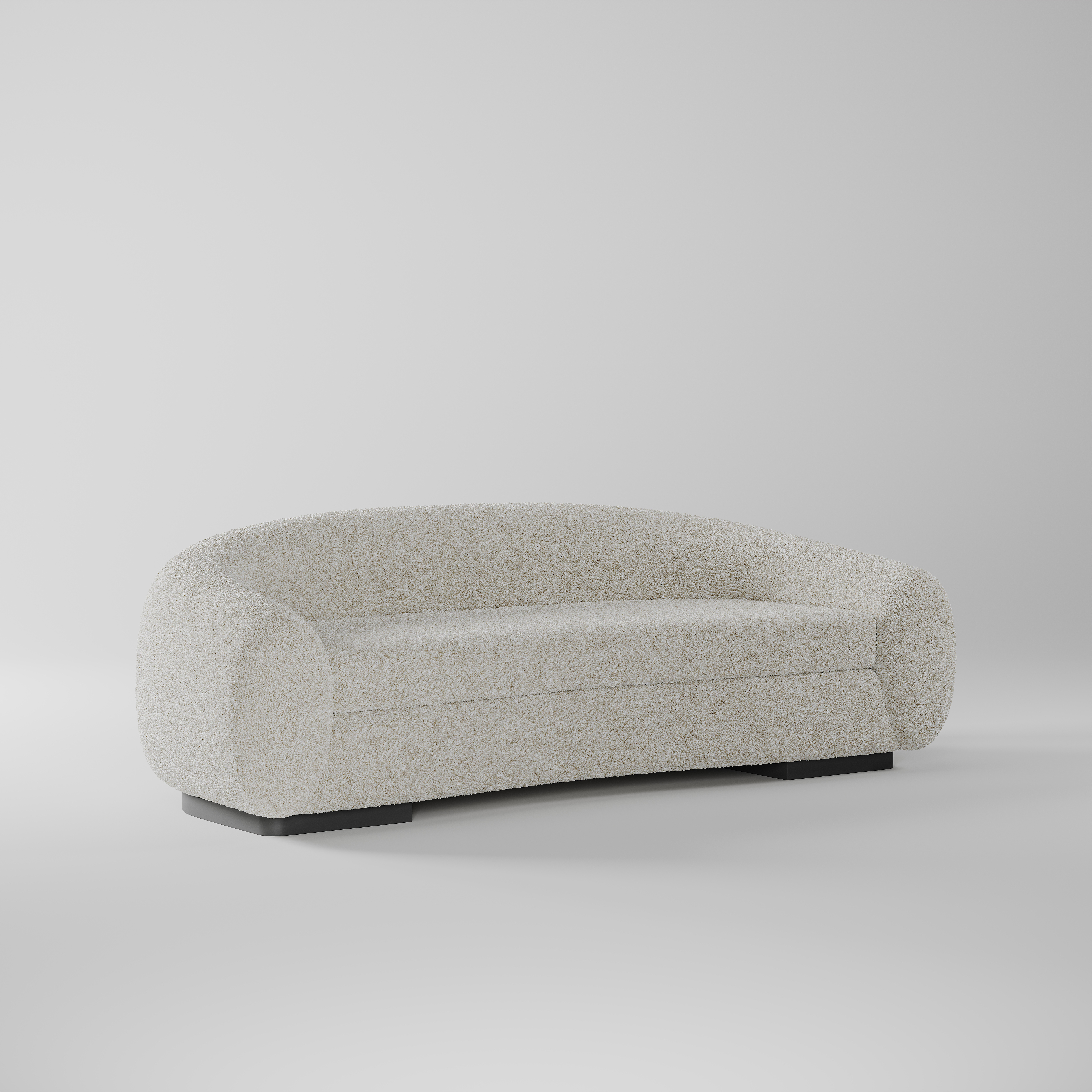 Organic Curved Leisure Sofa for Luxury Villa Project SF-1003