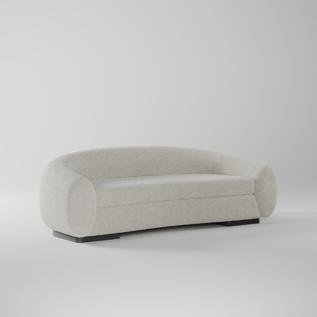Organic Curved Leisure Sofa for Luxury Villa Project SF-1003