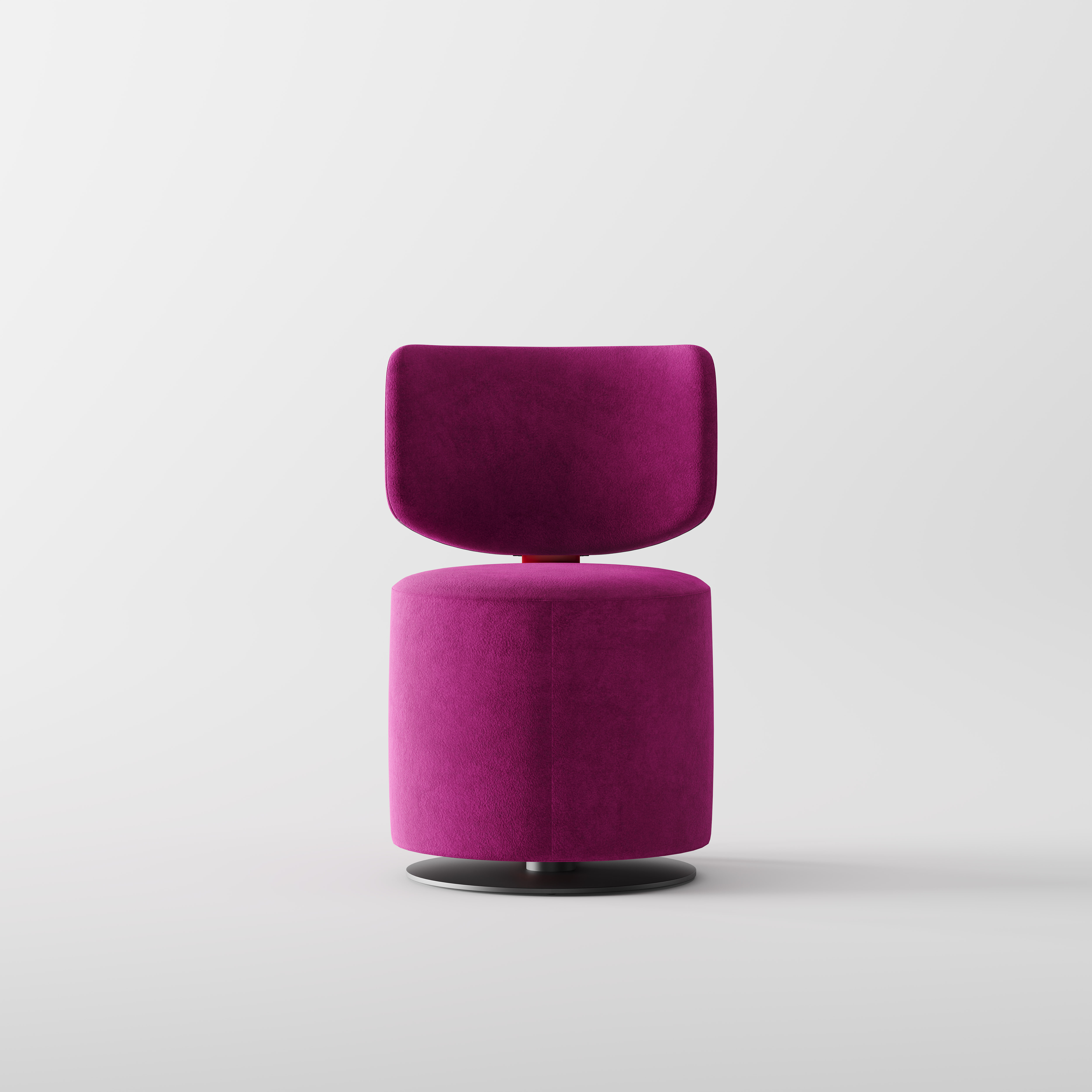 Vibrant Velvet Swivel Dining Chair for High-end Restaurant DC-1001