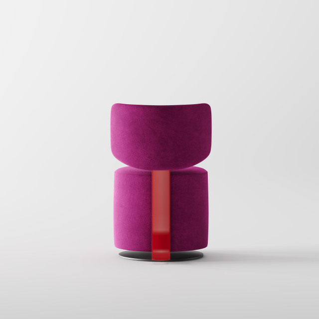 Vibrant Velvet Swivel Dining Chair for High-end Restaurant DC-1001