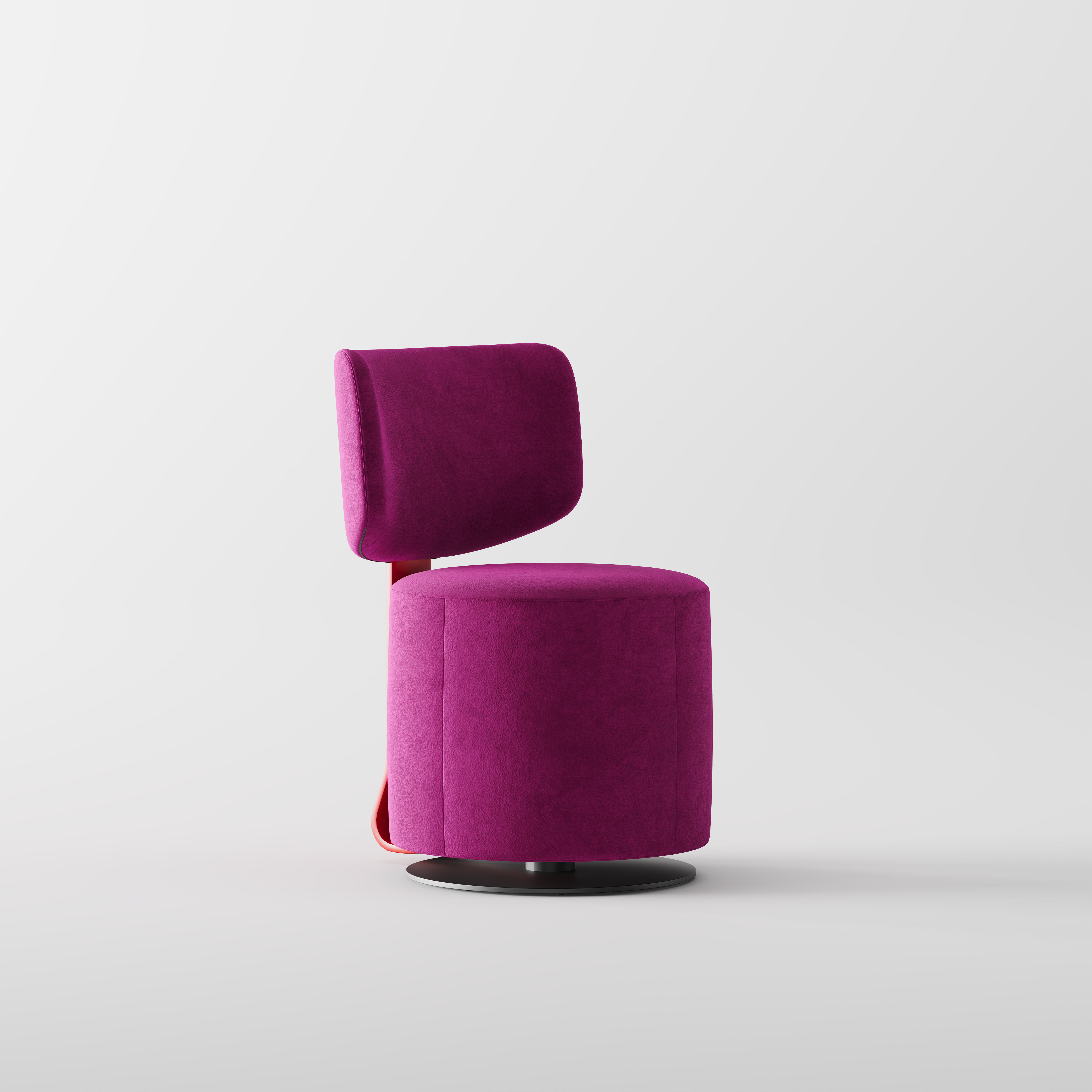 Vibrant Velvet Swivel Dining Chair for High-end Restaurant DC-1001