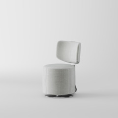 Vibrant Velvet Swivel Dining Chair for High-end Restaurant DC-1001