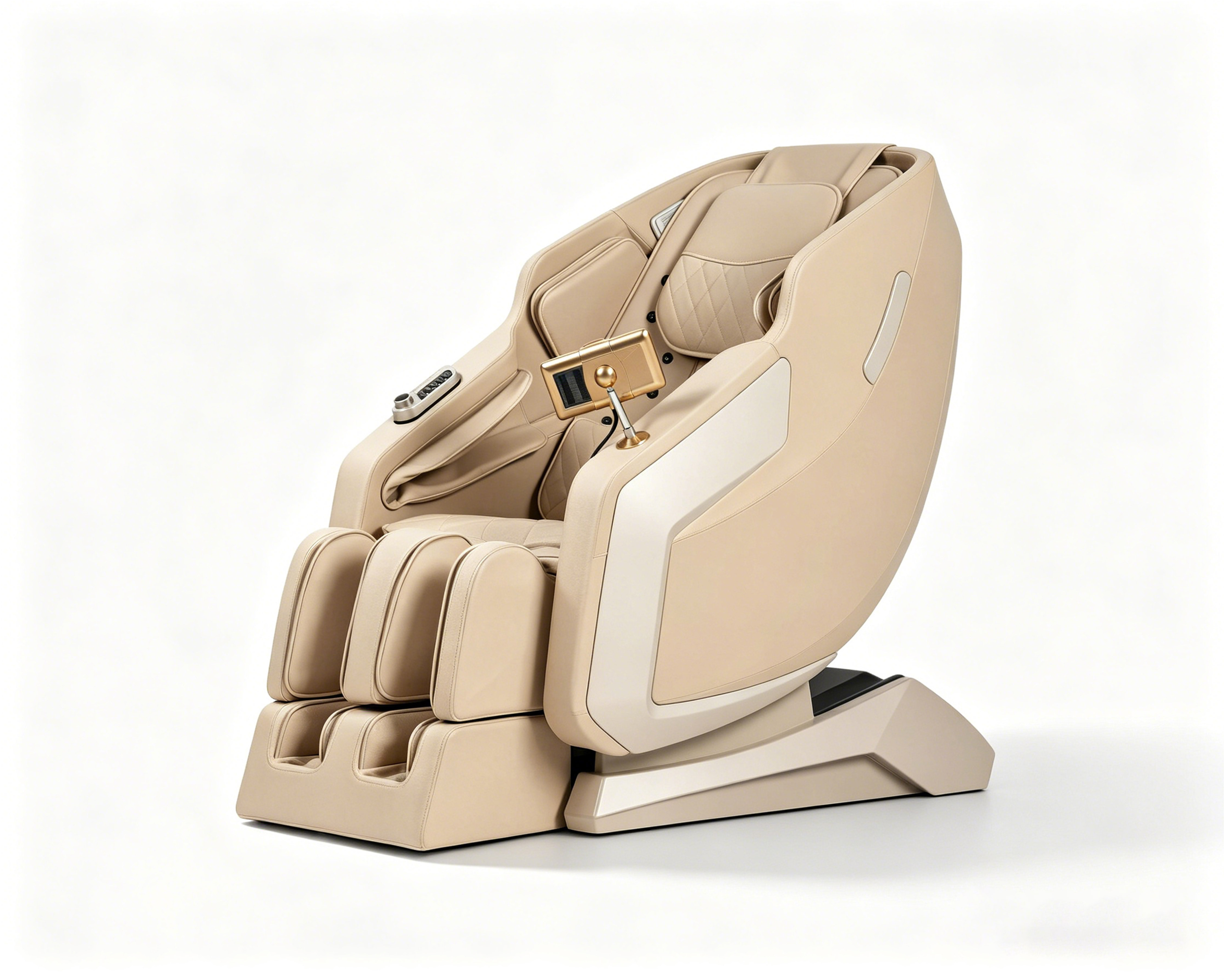 3D SL‑Track Zero Gravity Massage Chair, Full Body Electric Massage Recliner with Airbag Heating Foot Roller for Home Living Room H883