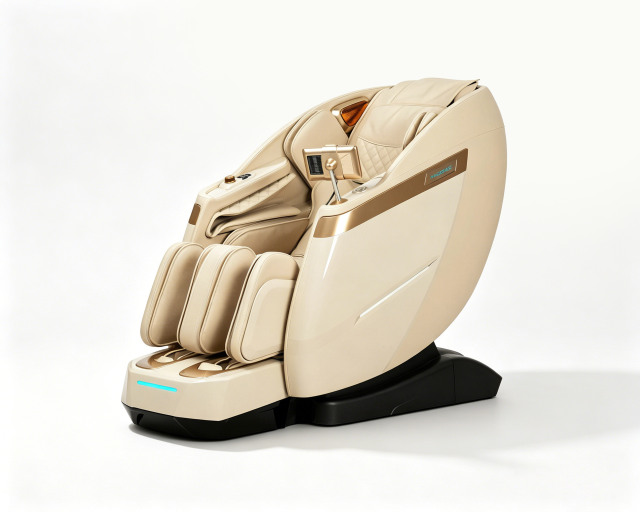 Full Body Zero Gravity Massage Chair, 3D SL Track Electric Massage Recliner with Airbag Heating Foot Massage for Home Office H658