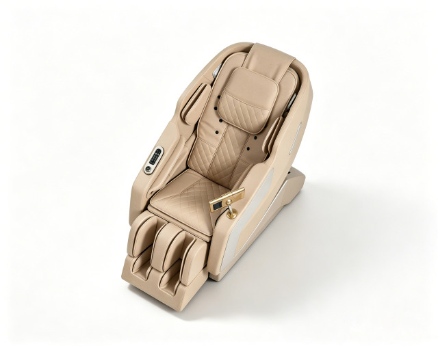 3D SL‑Track Zero Gravity Massage Chair, Full Body Electric Massage Recliner with Airbag Heating Foot Roller for Home Living Room H883