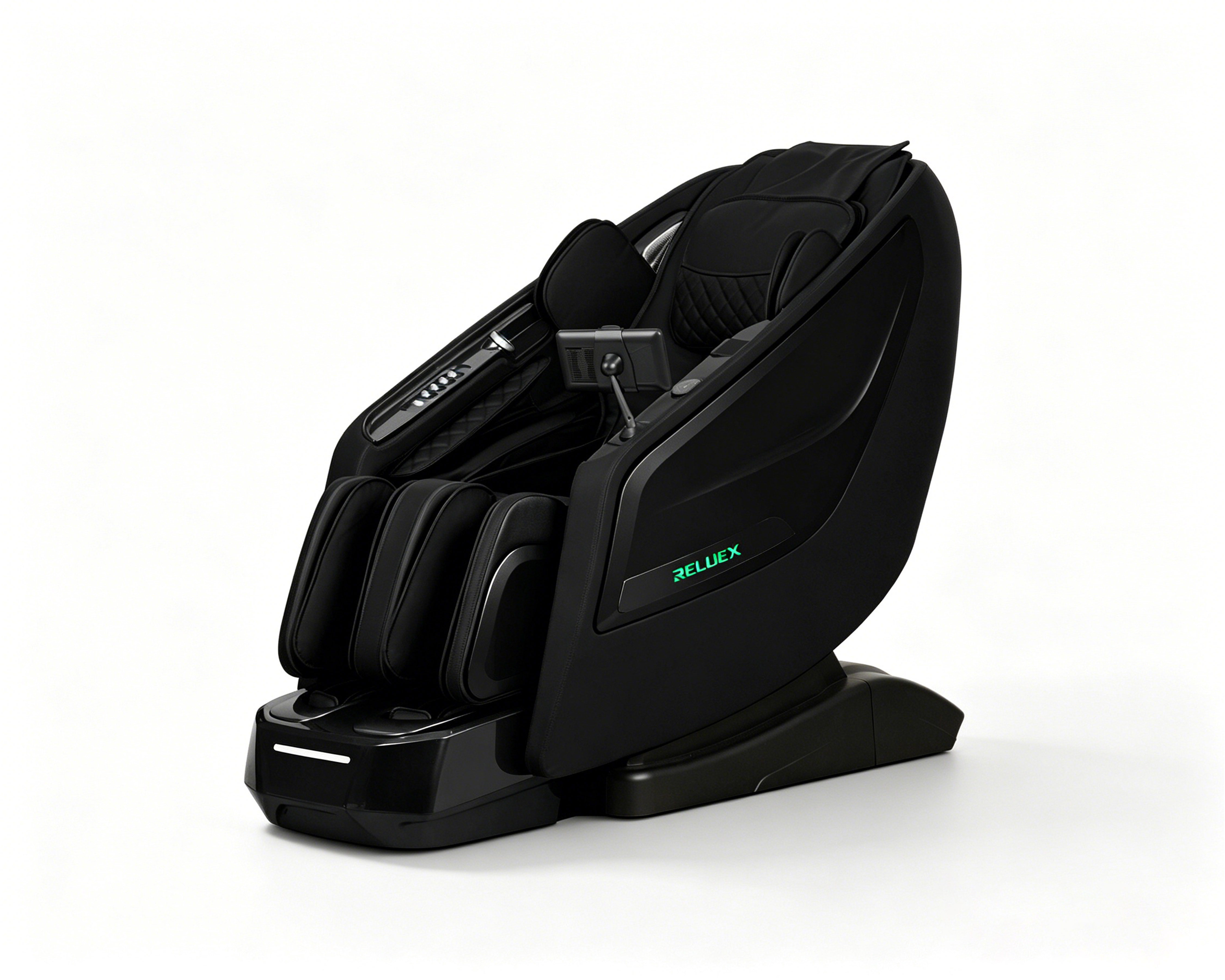 Zero Gravity Full Body Massage Chair, 3D SL‑Track Electric Massage Recliner with Heat Therapy Foot Reflexology for Home A100