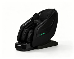 Zero Gravity Full Body Massage Chair, 3D SL‑Track Electric Massage Recliner with Heat Therapy Foot Reflexology for Home A100