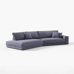 Modern L‑Shaped Modular Fabric Sofa, Corner Sectional Couch For Living Room  032#