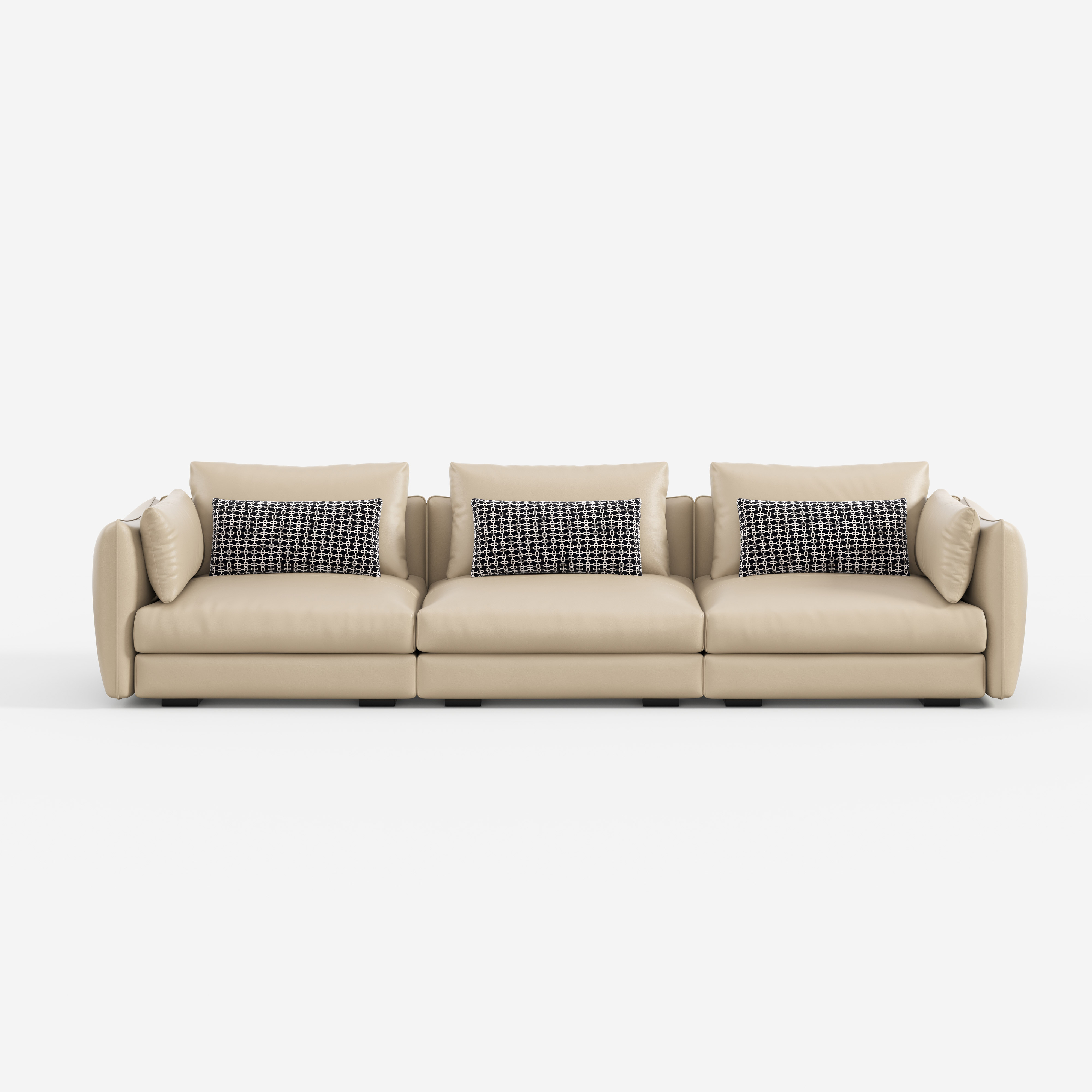 Modern Minimalist Upholstered Sectional Sofa, High‑end Living Room Fabric Sofa For Home Furniture 903#