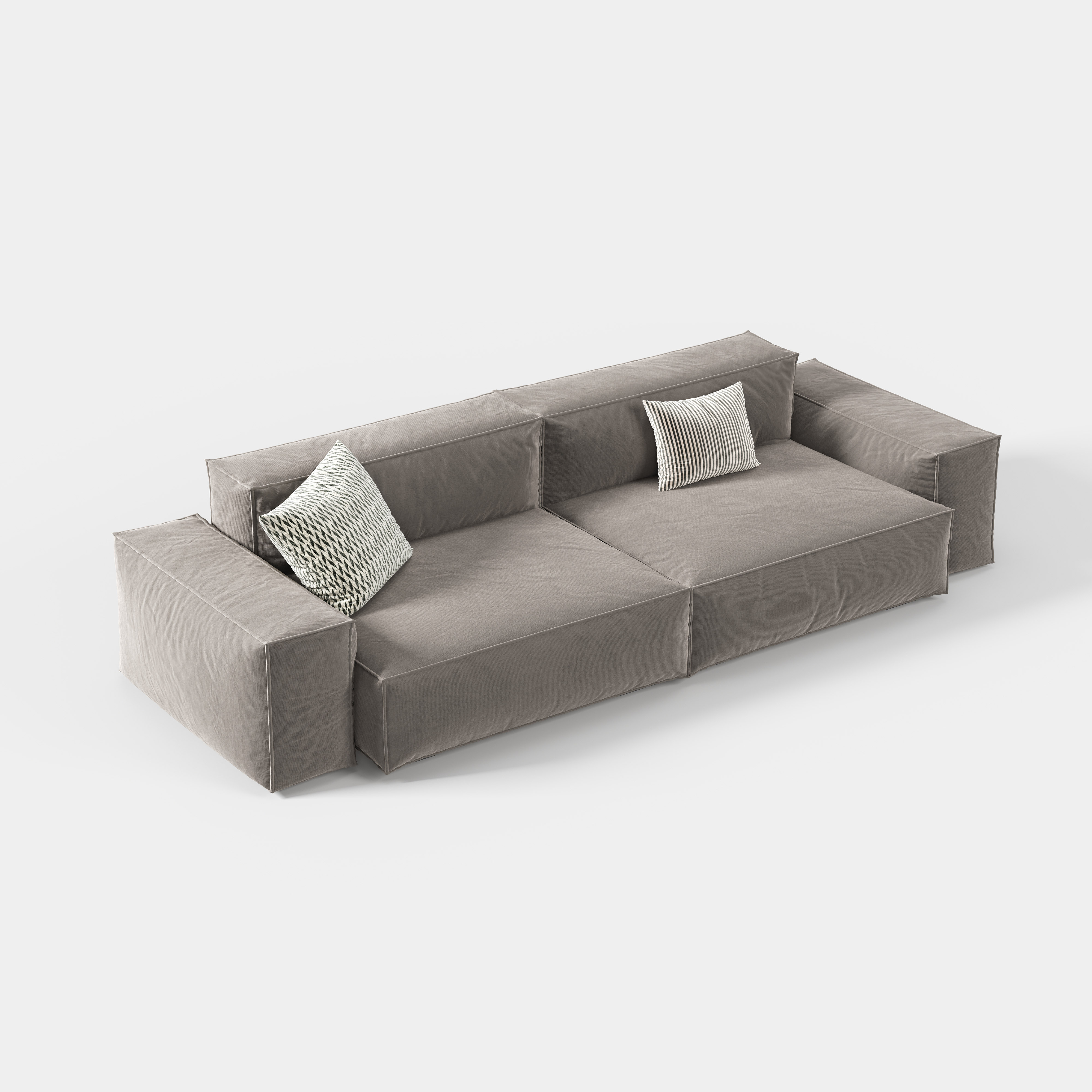Contemporary Modular Fabric Sofa, Luxury Living Room Sectional Couch For Residential Project 675#
