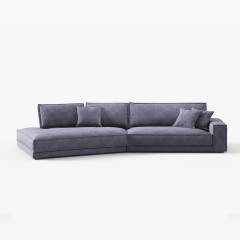 Modern L‑Shaped Modular Fabric Sofa, Corner Sectional Couch For Living Room  032#