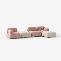 Modern Modular Sectional Sofa, Free Combination Living Room Sofa for Villa Project E40