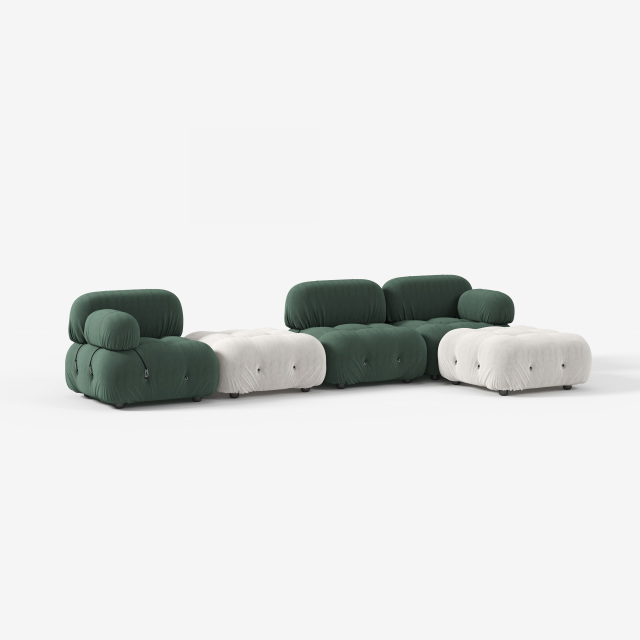 Modern Modular Sectional Sofa, Free Combination Living Room Sofa for Villa Project E40