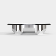 Round Floating Designer Coffee Table, Modern Art Center Table for Living Room A021