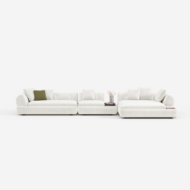 Super moon Sofa, Modern Living Room Upholstered Corner Sofa 920#