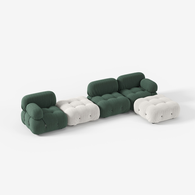 Modern Modular Sectional Sofa, Free Combination Living Room Sofa for Villa Project E40