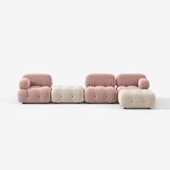 Modern Modular Sectional Sofa, Free Combination Living Room Sofa for Villa Project E40