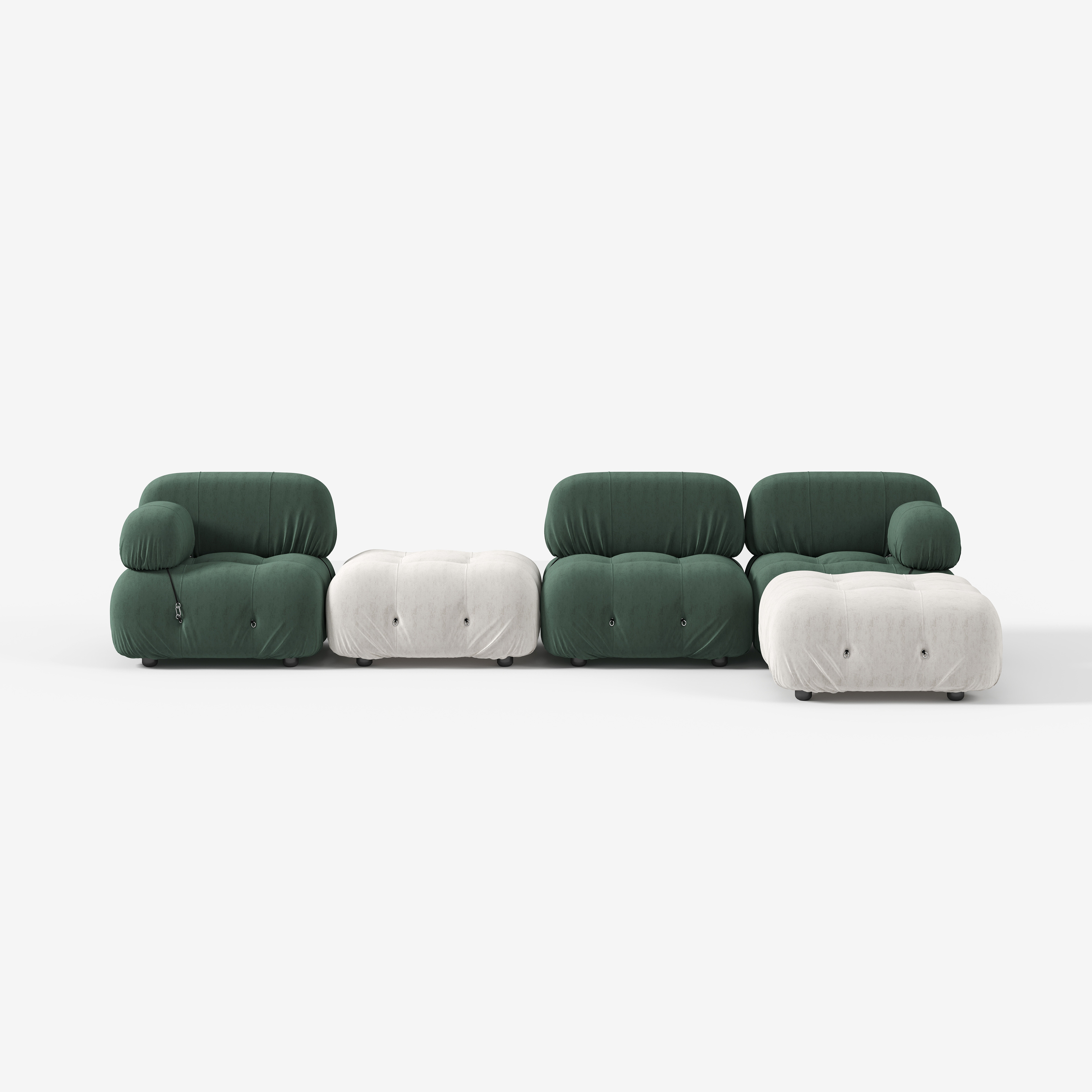 Modern Modular Sectional Sofa, Free Combination Living Room Sofa for Villa Project E40