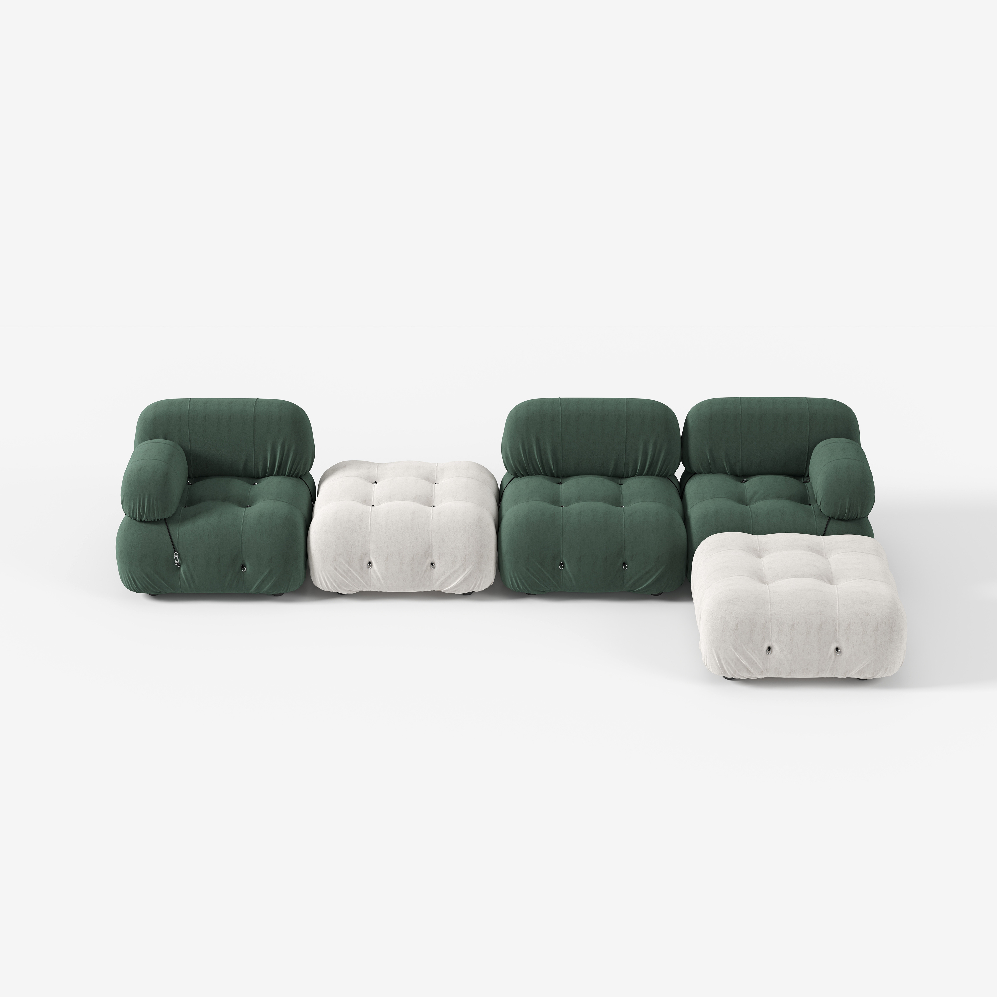 Modern Modular Sectional Sofa, Free Combination Living Room Sofa for Villa Project E40