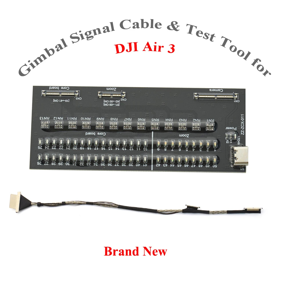 Original DJI Air 3 Gimbal Signal Cable & Test Tool PTZ Transmission Line Test Board
