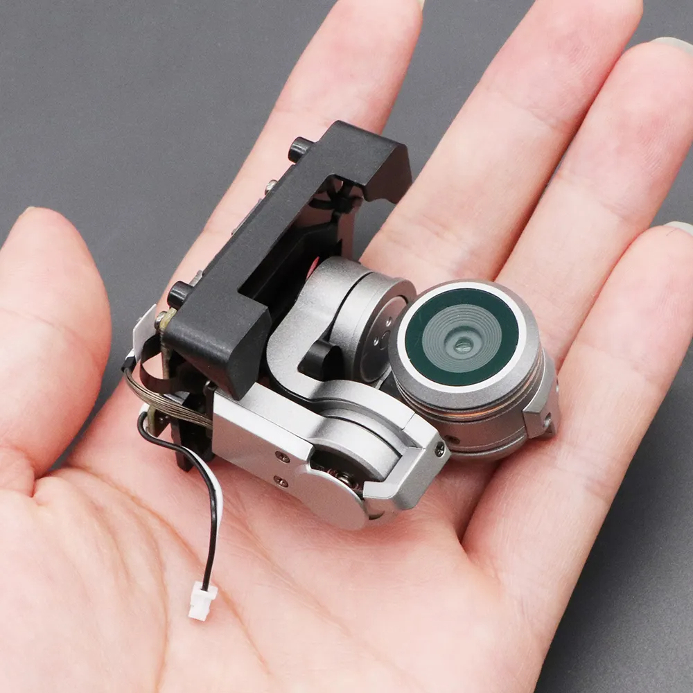 Original DJI Mavic Pro Gimbal Camera with Signal/Flexible Cable and Shock-absorbing Bracket PTZ Mainboard Replacement