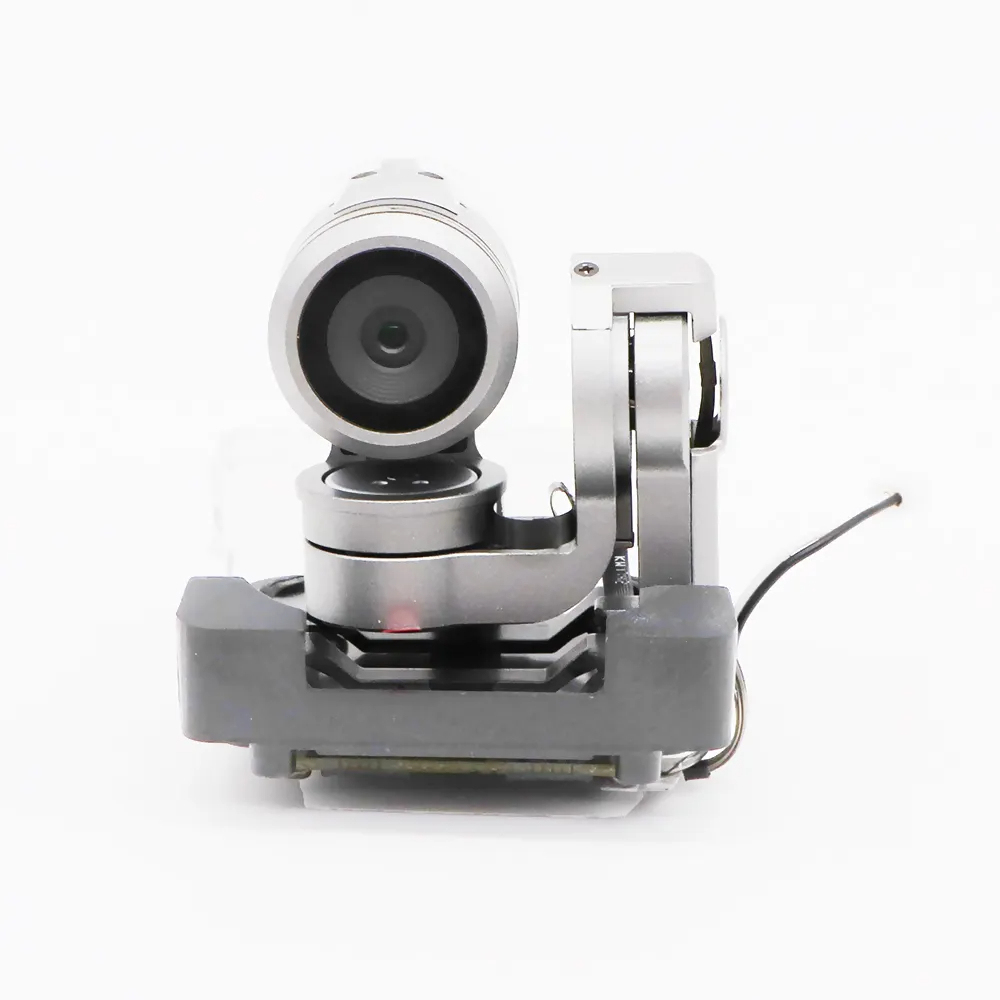 Original DJI Mavic Pro Gimbal Camera with Signal/Flexible Cable and Shock-absorbing Bracket PTZ Mainboard Replacement