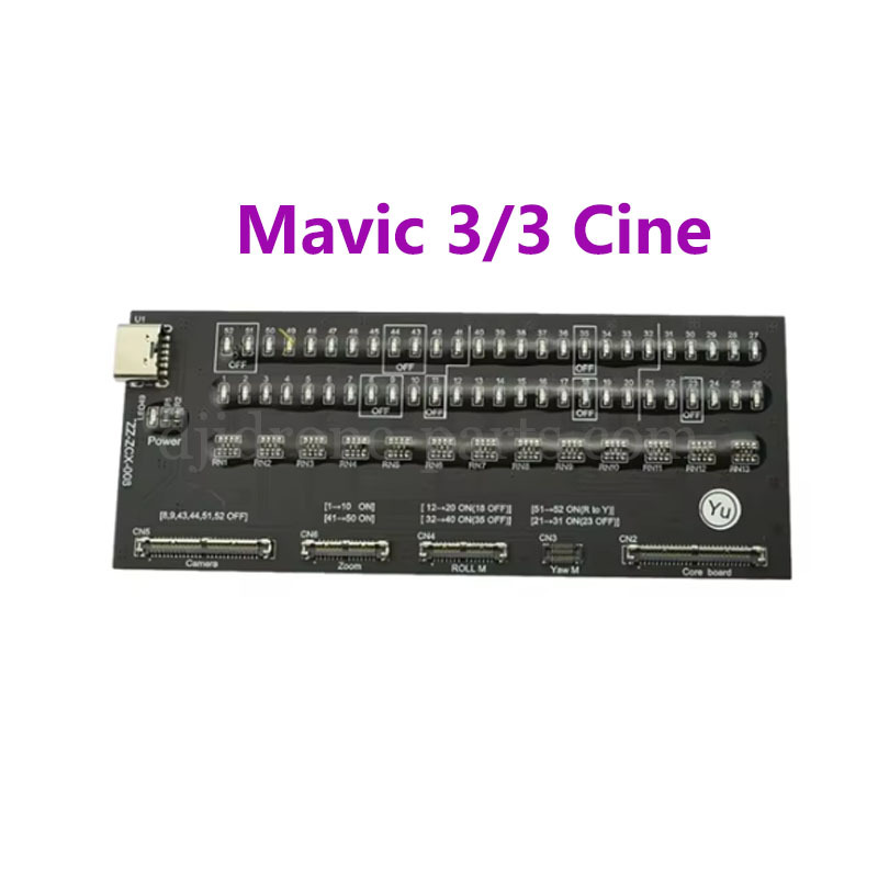 Gimbal PTZ Signal Cable Test Board for DJI Mini 3/3 Pro/4 Pro Mavic 3/3 Pro/3 Classic Mavic 2 Pro/Zoom DJI Air Series Transmission Line Test Tool